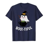 Bootiful Halloween Ghost with Magic Cauldron & Magic Potion T-Shirt