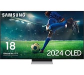 65" SAMSUNG QE65S93DATXXU  Smart 4K Ultra HD HDR OLED TV with Bixby & Amazon Alexa, Silver/Grey