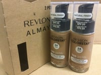 2 X Revlon Colorstay Makeup Foundation, Normal To Dry Skin YOU CHOOSE COLOR NEW