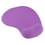 Office Laptop PC Silicone Gel Wrist Rest Support Mouse Pad Mat Lavender