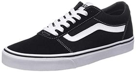 Vans Homme Ward Sneaker Basse, (Suede/Canvas) Black/White, 42 EU