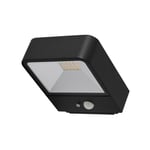 Lucande - Dava Solcelle Vegglampe W/Sensor H5 Svart