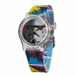 Star Wars Enfants Montre avec Cadran Blanc Et Multi-Couleur Sangle