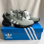 Adidas Originals NMD R1 V2 Men's Trainers UK 8.5 Green/White/Black IE2247 BNIB