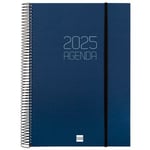 Agenda Finocam OPAQUE Bleu A4 21 x 29,7 cm 2025