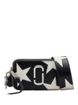 Marc Jacobs Leather Patchwork Star Snapshot Crossbody Bag, Black/White