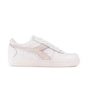 Diadora Womens Magic Basket Low Trainers - White - Size UK 8