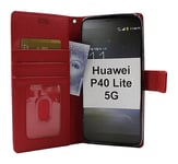 New Standcase Wallet Huawei P40 Lite 5G (Röd)