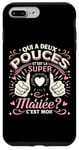 Coque pour iPhone 7 Plus/8 Plus Une Super Mariée Idee Cadeau Future Mariée EVJF