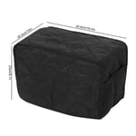 (Black 40.6x23x25.4cm)Household Square Soup Pot Cooker Dustproof Cover SG