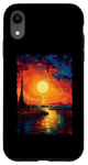 Coque pour iPhone XR Couchers de soleil artistiques de Van Gogh Nuit étoilée