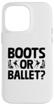 Coque pour iPhone 14 Pro Max Boots Or Ballet Sexe Révéler Future Parent Papa Maman