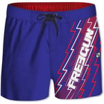 Maillots de bain enfant Freegun  Boardshort court garçon ceinture demi-élastiquée Eclair