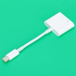 2 In 1 Dual Type C Earphone Charging Converter Adapter Splitter Fast Chan