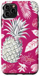 Coque pour iPhone 11 Pro Max Festive Tropical Ananas Coque de téléphone Motif Noël