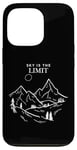 Coque pour iPhone 13 Pro Le ciel est la limite, la grandeur du mont