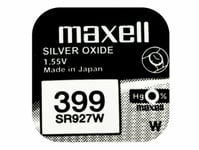 Maxell 399 Pile Batterie Montre Sans Mercure Oxyde D'Argent SR927W Japon 1.55V