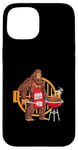 Coque pour iPhone 15 BBQ Master Sasquatch