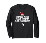 Baking More Than Cookies This Christmas Pregnancy Long Sleeve T-Shirt