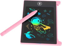 Tableau de Gribouillage électronique, Petite Tablette d'écriture LCD Effaçable et de 4,4 Pouces, Protection des Yeux pour Le Dessin (Pink)