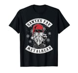 Santa's Fav Metalhead Christmas Biker Gnome Xmas 2024 Men's T-Shirt