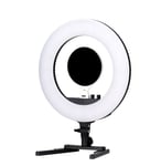 Nanlite Halo 14 Inch TableTop LED Ring Light with Phone Holder & Mirror 24Watts