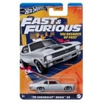 FAST FURIOUS Modèle Auto Chevrolet Nova Ss Échelle 1:64 8cm Hot Wheels HRW42