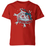 Marvel Spider-Man Kids' Christmas T-Shirt - Red - 3-4 Years