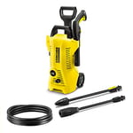 Kärcher K 2 Power Control pressure washer, pressure: max. 110 bar, flow rate: 360 l/h, area coverage: 20 m²/h, water filter, weight: 4.0 kg, high-pressure hose and gun, dirt blaster, spray lance