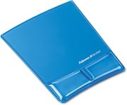 Fellowes Crystals Mouse Pad/Wrist Rest Blue