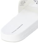 Armani Exchange All Over Logo White Sliders Sandals Slides Size UK 9.5 BNWT