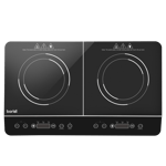 Baridi Portable Induction Hob Two Zone Cooktop With 13A Plug 2800W 10 Settings