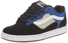 Vans Fontana, Baskets mode garçon - Noir (Black/Grey/Blue), 36 EU (4.5)