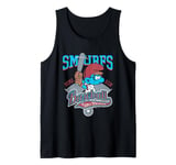 The Smurfs Baseball Since 1958 Brainy Smurf Logo Tank Top