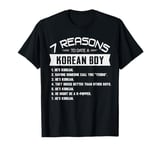 10 Reasons to Date a Korean Boy Jungkook Bangtan Suga T-Shirt