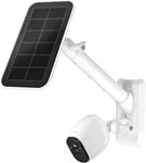 Support 2 en 1 pour panneau solaire Arlo, Arlo Pro 3, Arlo Ultra1&2, Arlo Essential, Arlo Pro 4, eufyCam - Accessoire d'extérieur pour Arlo Pro 4 et panneau solaire Arlo (blanc, 1 paquet)