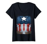 Marvel Captain America Movie Avengers Halloween Costume V-Neck T-Shirt