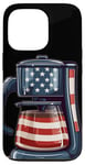 iPhone 13 Pro Funny coffee maker in American style Case