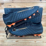 Nike Football Boots Size UK 8 Phantom Ultra Venom Black Bright Citrus Flyknit