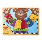 Melissa & Doug Basic Skills Board | Developmental Toy | Motor Skills | Problem Solving | 3+ | Gift for Boy or Girl