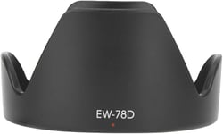 Pare- EW-78D pour Objectif EF S 18-200mm F 3.5-5.6 is, Pare- pour Objectif D'appareil Photo Remplacement Noir ABS