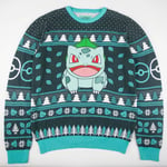 Pokémon Bulbasaur Knitted Christmas Jumper - XXL