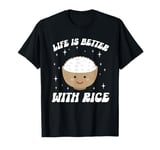 Cool Rice Design For Men Women White Food Cooker Rice Lover T-Shirt