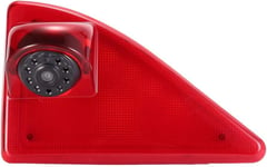 Troisième monté sur Le Toit Haut Lampe Frein lumière Vue arrière Caméra de recul Peut Ajuster l'angle Vision nocturne infrarouge pour Opel/Vauxhall Movano/Renault Master/Nissan NV400(Caméras de recul