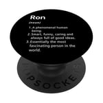 Ron Définition du nom Dictionnaire amusant PopSockets PopGrip Adhésif