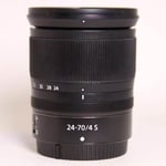 Nikon Used Z 24-70mm f/4 S mount lens