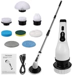 Electric Spin Scrubber POWERFUL Cordless AdjustableTurbo Scrub Cleaning Brush UK