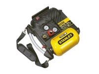 Stanley Compresseur DN200/10/5 - Compresseur à Air 10 Bar - 5L - 180L/Min - Compresseur à Air Portatif avec Poignée et Sangle de Transport - Jaune