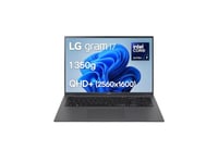LG Gram 17Z90S-G.AA79F - PC Portable 17" 1350g, écran IPS QHD+ 16:10, Plateforme Intel® Evo™ Ultra 7 155H, RAM 16Go, SSD 1To NVMe, Intel Iris XE, Thunderbolt™ 4, Windows 11, Clavier AZERTY, Gris