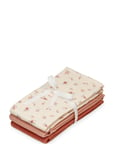 Cam Cam Copenhagen Muslin Cloth, 3-Pack - Gots Rosa